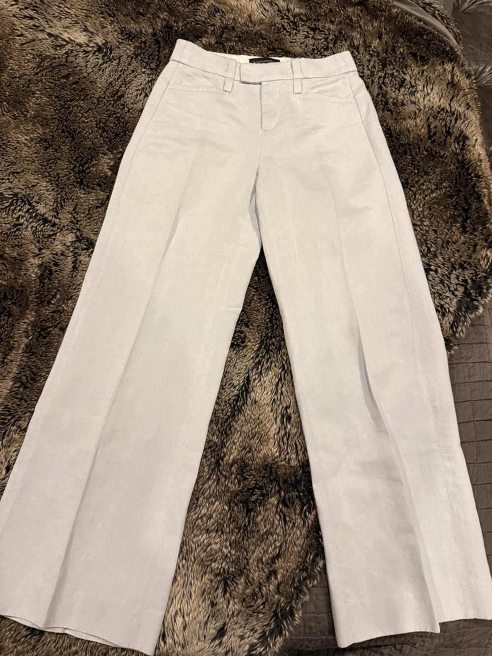 Banana Republic light blue linen dress pants